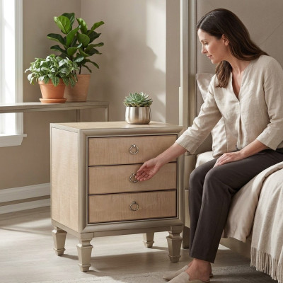 Wohnzimmer Nachttisch Tisch Beistelltische Konsolen Design Nachttische