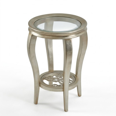 Beistelltisch Runder Tisch Design Couchtisch Glastisch Holz Tische Hotel