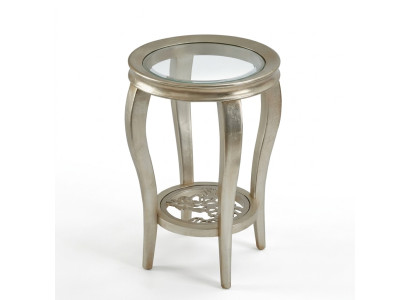 Beistelltisch Runder Tisch Design Couchtisch Glastisch Holz Tische Hotel