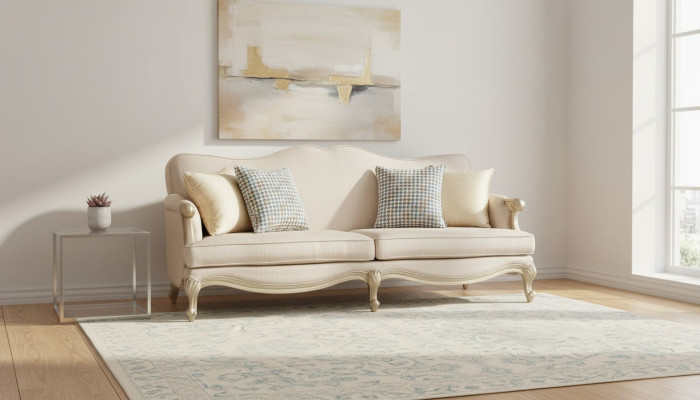 Klassische Möbel Design Sofagarnitur 3+1 Sitzer Couch Sofa Polstergarnituren