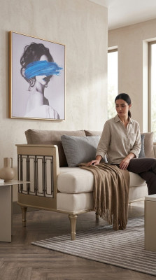 Polstermöbel Designer Sofa Sofagarnitur 311 Wohnzimmer Moderne Sofa