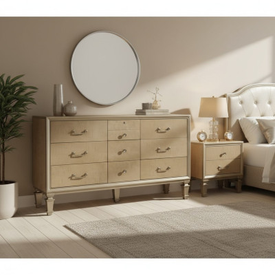 XXL Kommode Möbel Kommoden Sideboard Schlafzimmer Holz Designer