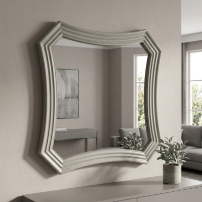 Badezimmerspiegel Badspiegel Spiegel 80*80cm Hängespiegel Glas