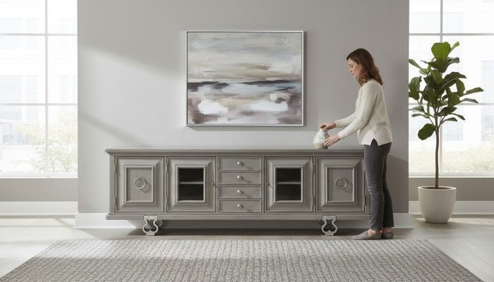 Luxus Sideboard tv Lowboard rtv xxl Schrank Tisch Wohnzimmer Holz Hotel