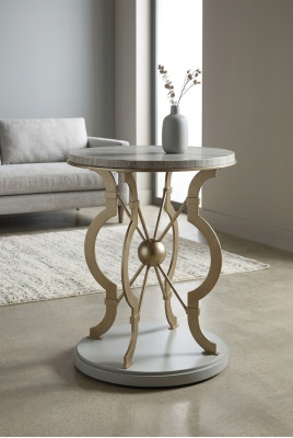 Beistelltisch Grau Couchtisch Moderner Designertisch Beistelltisch Marmor