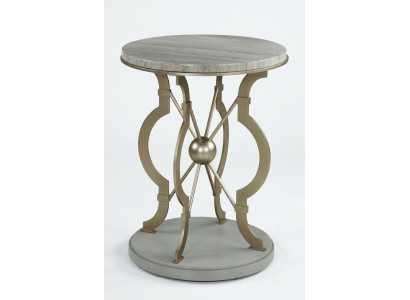 Beistelltisch Grau Couchtisch Moderner Designertisch Beistelltisch Marmor