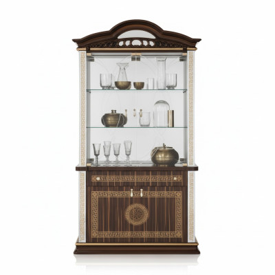 Vitrine Schrank Vitrinen Wohnzimmer Schau Schränke Design Italienische Möbel Neu