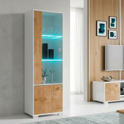 Vitrine Glas Schrank Vitrinen Wohnzimmer Schau Schränke Italienische Möbel NEU
