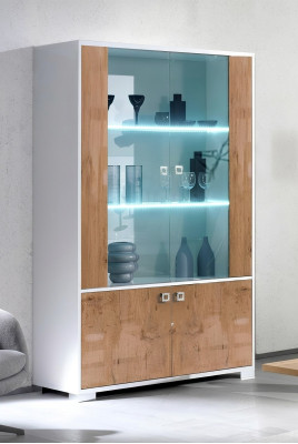 Vitrine XXL Vitrinen Wohnzimmer 110*50 Schränke Design Italienische Möbel neu