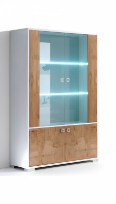 Vitrine XXL Vitrinen Wohnzimmer 110*50 Schränke Design Italienische Möbel neu