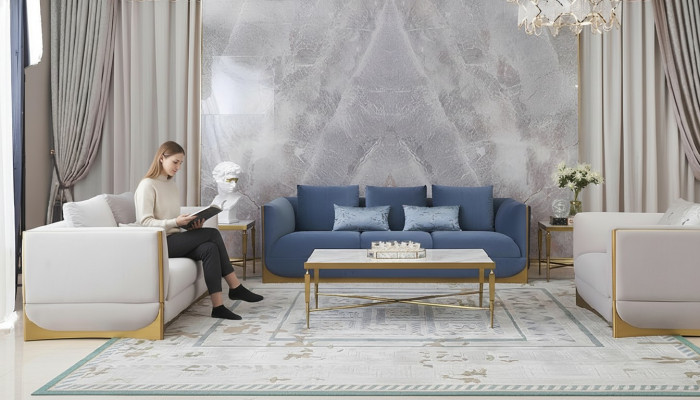 Dreisitzer Couch Polster Design Sofa Moderne 3er Sitz Sofas Zimmer Luxus Möbel