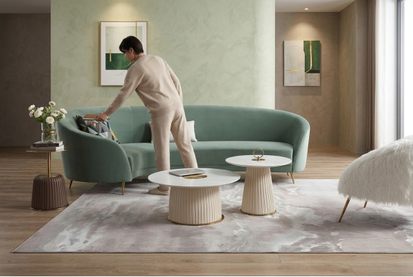 Kaffeetisch Design Tische Style Möbel Luxus Wohnzimmer Tisch Beistelltisch Neu