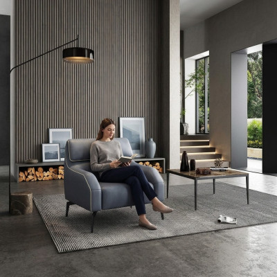 Wohnzimmer Design Sessel Einsitzer Sofa Couch Lounge Club 1 Sitzer