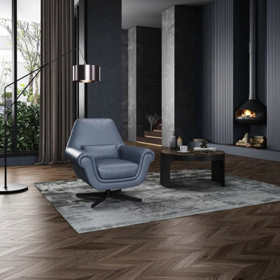 Wohnzimmer Einsitzer 95 x 83cm Sofa Couch Lounge Club Hotel Sessel