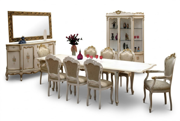 Komplett Set Esstisch 8 Stühle Esszimmer Set Ess Gruppe Holz Tisch Tische 12 tlg