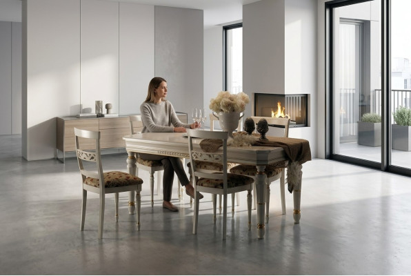Modern Esszimmer Stühle Gruppe Lehnstuhl Garnitur Stuhl Armlehne 4x Stühle Neu
