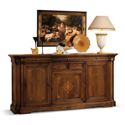 Anrichte Design Kommode Side Low Board Schrank Wohn Zimmer Regal Holz Schränke