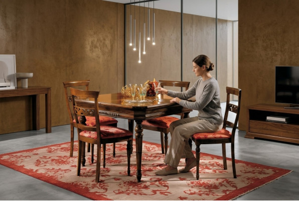 Ess Stuhl Zimmer Set Sitz Garnitur 4x Stühle Modern Polster Lehn Design Neu Holz