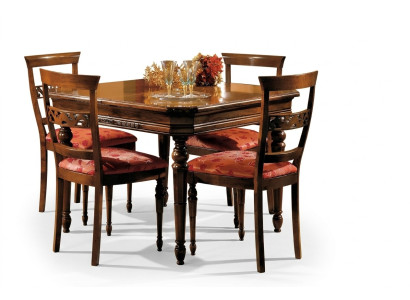 Ess Stuhl Zimmer Set Sitz Garnitur 4x Stühle Modern Polster Lehn Design Neu Holz