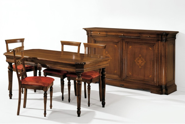 Designer Luxus Holz Vitrine Anrichten Italienische Möbel Echtes Holz Sideboard