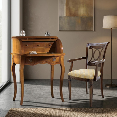 Tisch Sekretär Schreib Tische Office Büro Möbel Design Einrichtung Antik Holz