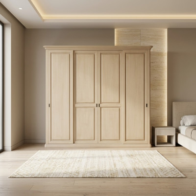 Kleiderschrank Schrank Schränke Luxus Schlafzimmer Holz Italienische Möbel Neu