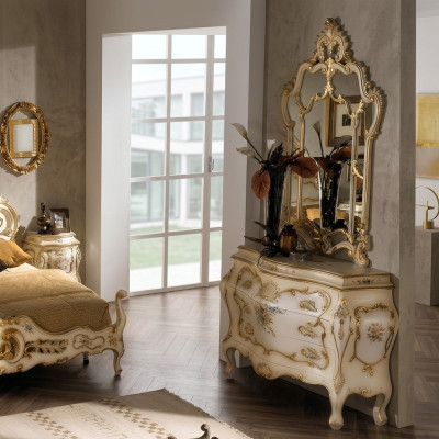 Schlafzimmer Möbel Schminktisch Frisiertisch Tische Kommoden Sideboard Kommode