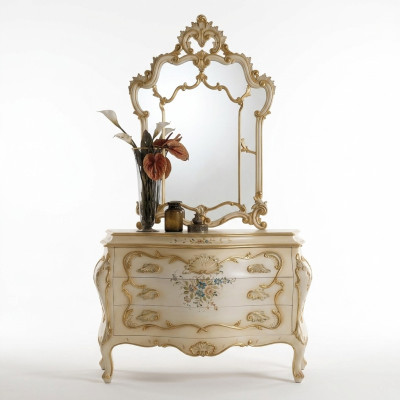 Schlafzimmer Möbel Schminktisch Frisiertisch Tische Kommoden Sideboard Kommode