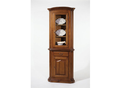 Vitrine Anrichte Retro Stil Wohnzimmer Schrank Kommode Schränke Massiv Vitrinen