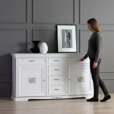 Kommoden Sideboards Massiv Holz Schrank Möbel Kommode Anrichte Sideboard Weiß