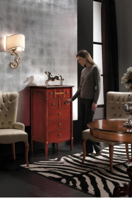 Kommode Wohnzimmer Kommoden Schubladen Holz Sideboard Schrank Schränke Massiv