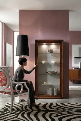 Luxus Vitrine Holz Möbel Schränke Regal Aktenschrank Glasschrank Antik Schrank
