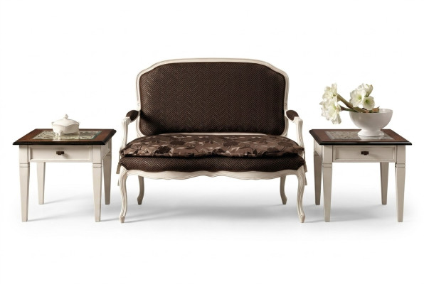 Sofa Couch Design Couch Polster Textil Modern Zweisitzer Sitzer Bank 2 Sitzer