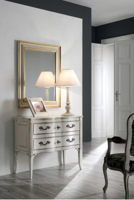 Kommode Holz Schrank Sideboard Italienische Möbel Einrichtung Kommoden