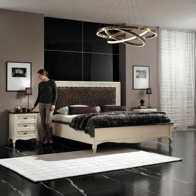Doppelbett Massivholz Schlafzimmer Betten Design Bett Möbel Vaccari cav giovanni