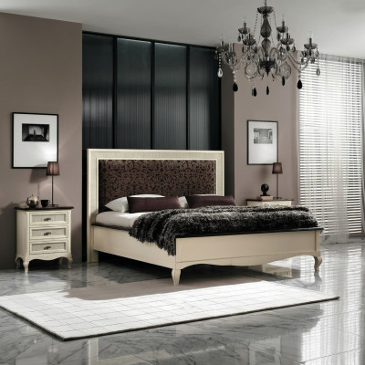 Doppelbett Massivholz Schlafzimmer Betten Design Bett Möbel Vaccari cav giovanni