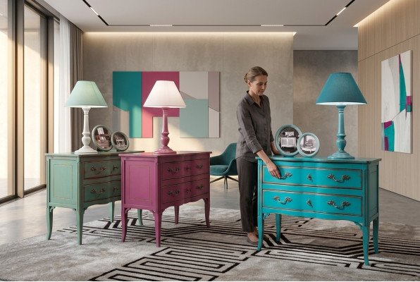 Kommode Schrank Sideboard Italienische Möbel Echtes Holz Kommoden Sideboards Neu