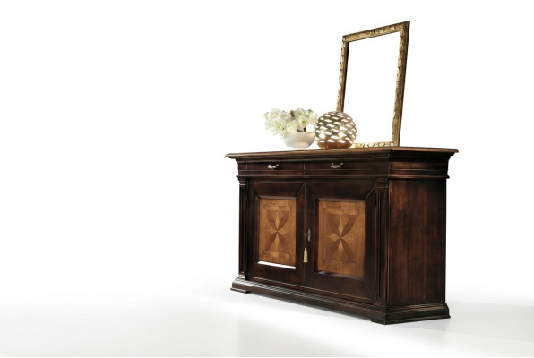Kommode Schubladen Holz Kommoden Wohnzimmer Sideboard Schrank Schränke Massiv
