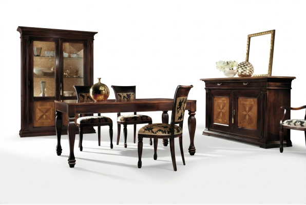 Esstisch Luxus Tisch Massiv Holz Möbel aus Italien Esszimmer Tische Einrichtung