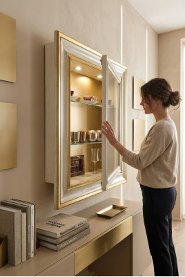 Wandvitrine Schrank Klassische Vitrinen Wohnzimmer Wohnzimmer Schränke Anrichte