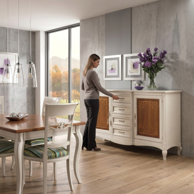Kommode Sideboard Regal Schrank Regale Massiv Holz Möbel aus Italien Schränke