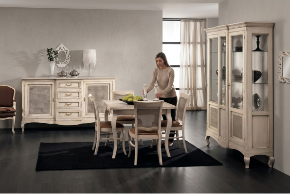 Tisch Esstisch Antik Stil Massivholz Möbel Italienische Holz Tische