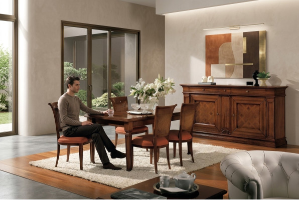 Luxus Italienische Esstisch Design Möbel Einrichtung Tische Massivholz Tisch Neu