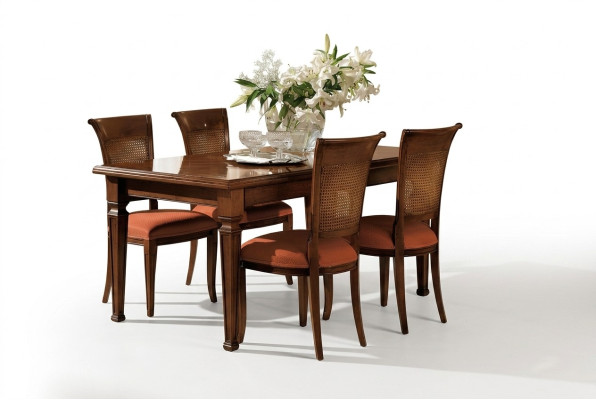 Luxus Italienische Esstisch Design Möbel Einrichtung Tische Massivholz Tisch Neu