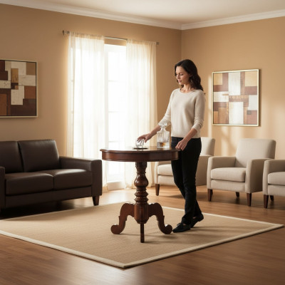 Runder Kaffeetisch Couchtisch Beistelltisch Designer Tisch Wohnzimmertisch Neu