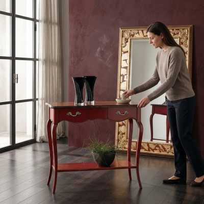 Konsolentisch Konsole Beistelltisch Tischkonsole Tisch Wand Tische Holz Möbel