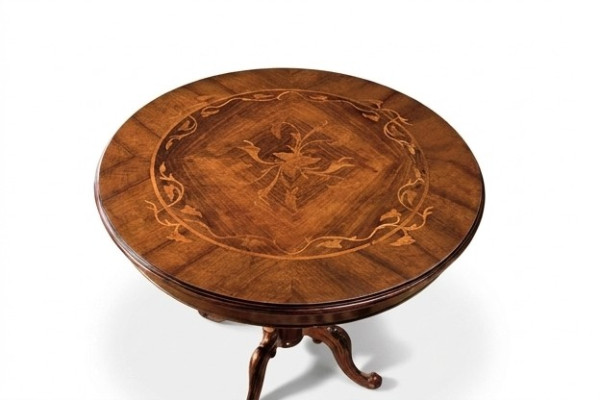 Esszimmer Tische Runde Möbel Esstisch Luxus Rund Tisch Massiv Holz Italien Neu