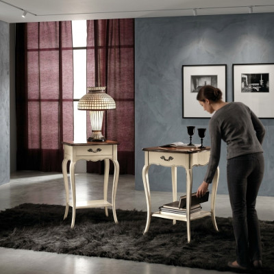 Telefontisch Beistelltisch Konsolentisch Blumentisch Tisch Holz Tische Möbel Neu