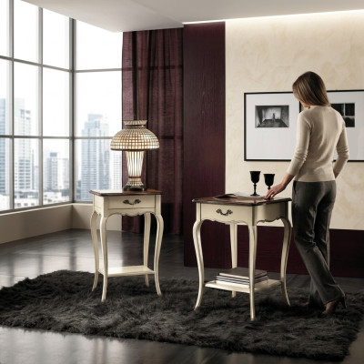 Beistelltisch Konsolentisch Couchtisch Kaffeetisch Couch Holz Tisch Antik Stil