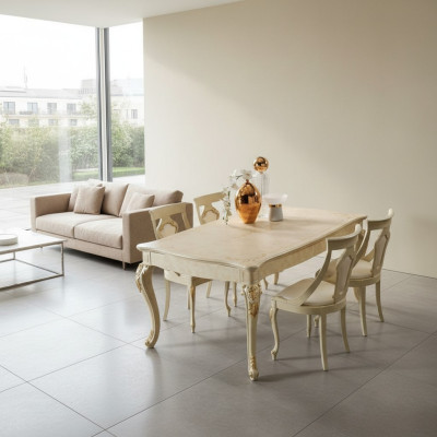 Italienische Esstische Tisch Holz Tische Möbel Esstisch Antik Stil Holztisch Neu
